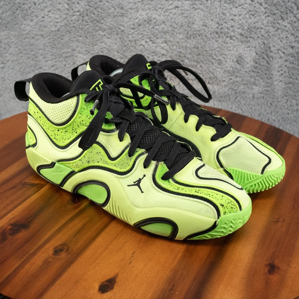 Nike Air Jordan Tatum 3 6th Man Ghost Green Electric Black Nby HV5884-300 Sz 10